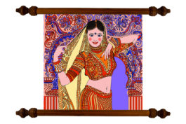 Tablou TANKA Dancing Indian Girl